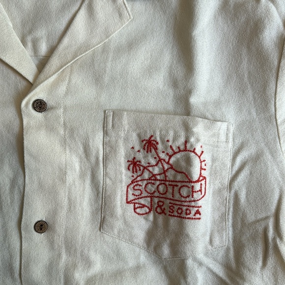 Scotch & Soda Short Sleeve Button Shirt - Picture 2 of 4